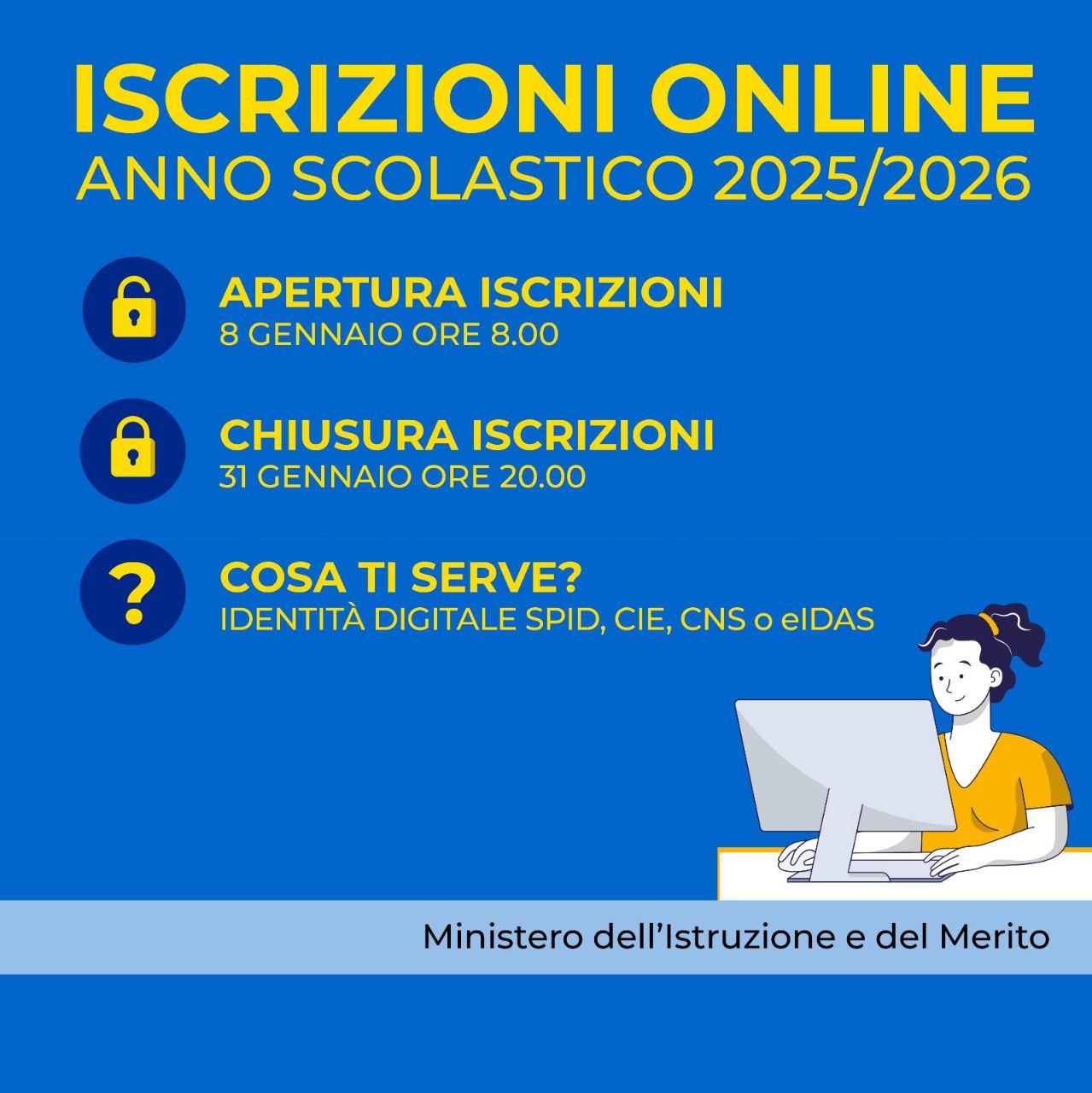 Iscrizioni per l'anno scolastico 2025/26, – Istituto Comprensivo Rossano 1